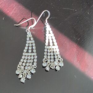 Elegant Silver Dangle Earrings